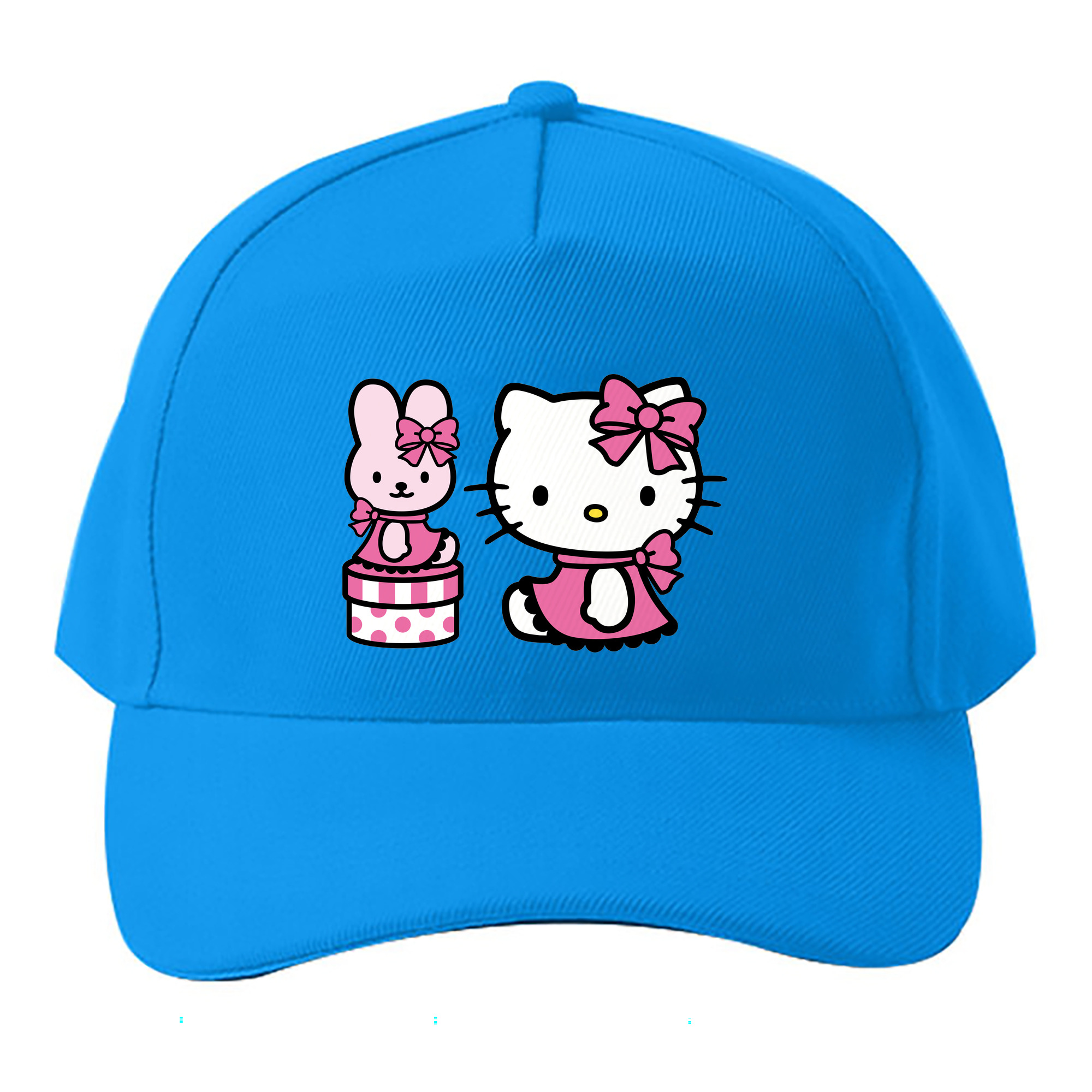 （画像用） Hello Kitty ハローキティ ベースボールキャップ 綿100％ 男女兼用 帽子 スポーツ